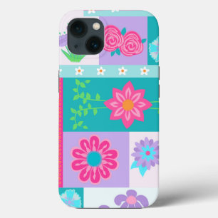 Vibrant Blooming Flowers Design iPhone 13 Case