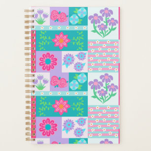 Vibrant Blooming Flowers Design Planner