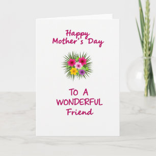 Vibrant Blossoms Mothers Card