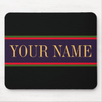 Vibrant Bold Black Purple Bright Red Green Stripes