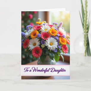 Vibrant Bouquet Mothers Day Card
