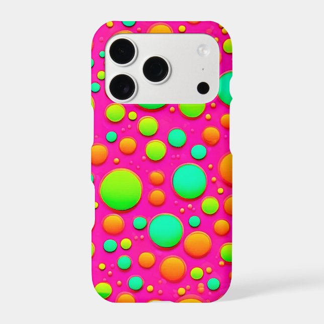 Vibrant Bubble Pop of Colour Design (Back)