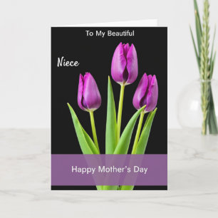 Vibrant Buds Mothers Day Card