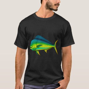 Vibrant Bull Mahi-Mahi – Colorful Sportfish Art T-Shirt