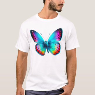 Vibrant Butterfly Art T-Shirt