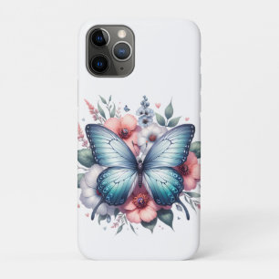 Vibrant Butterfly Floral Bouquet Art-96283 iPhone 11 Pro Case