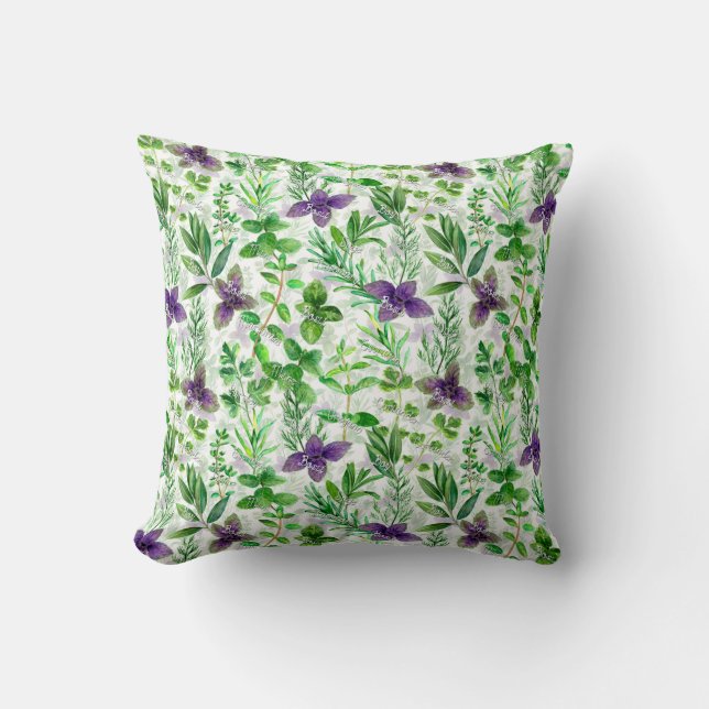 Vibrant Butterfly Garden Cushion (Front)