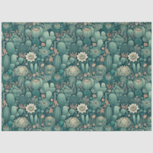 Vibrant Cactus Dreams Tissue Paper
