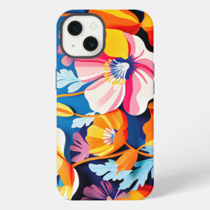 Vibrant California Poppies Flowers iPhone 13 Case