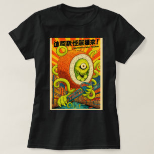 Vibrant California Roll Terror Monster Sushi Kaiju T-Shirt