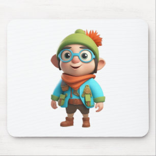 Vibrant Cartoon-Themed Mousepad