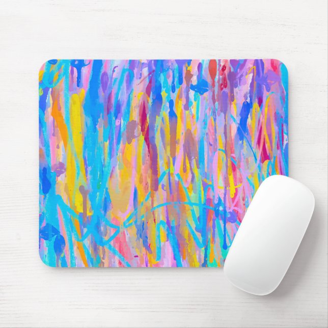 Vibrant Cascade Mouse Pad (With Mouse)