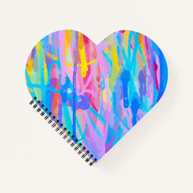 Vibrant Cascade Notebook (Front)