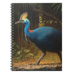 Vibrant Cassowary Jungle Notebook