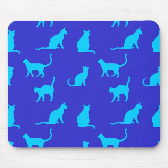 Vibrant Cat Mouse Mat (Front)