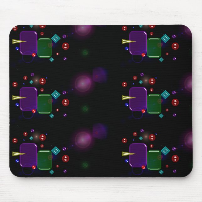 Vibrant characters mouse pad (Front)