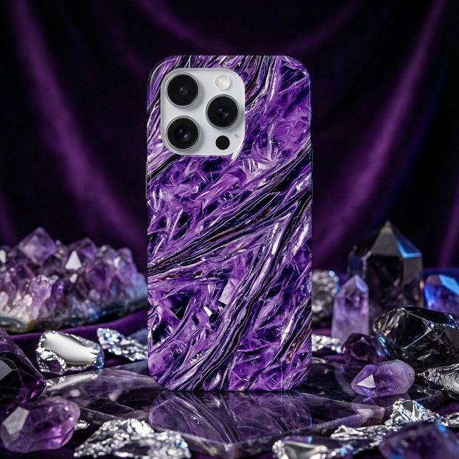Vibrant Charoite Gemstone iPhone Case (Creator Uploaded)