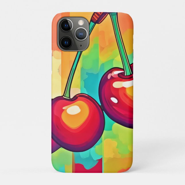 Vibrant Cherry Art Case-Mate iPhone Case (Back)