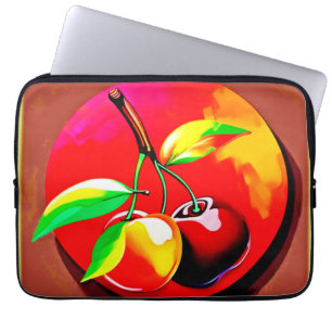 Vibrant Cherry Duo Laptop Sleeve