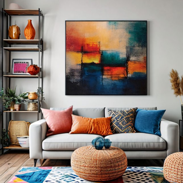 Vibrant Chromatic Blocks Poster (Creator Uploaded)