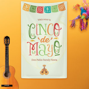 Vibrant Cinco de Mayo Fiesta Welcome Banner