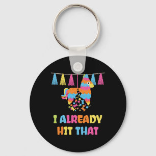 Vibrant Cinco De Mayo Piñata I Already Hit That Pa Key Ring