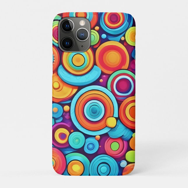 Vibrant Circle Explosion Case-Mate iPhone Case (Back)