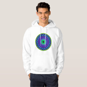 Vibrant Circle Motifs Colourful Dotted Patterns Hoodie