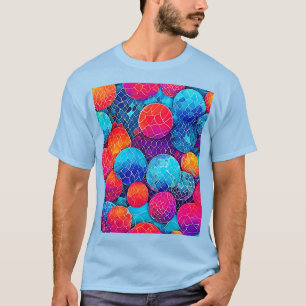 Vibrant Circle Pattern T-Shirt