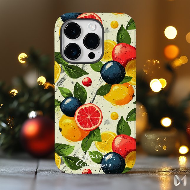Vibrant Citrus Fruit Phone Case with Bold Colours (Creator Uploaded)