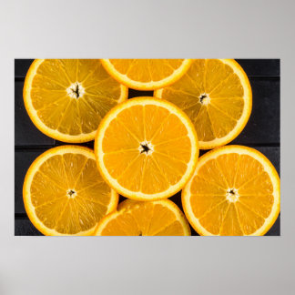 Vibrant Citrus Fruit Photography Kitchen Wall Art