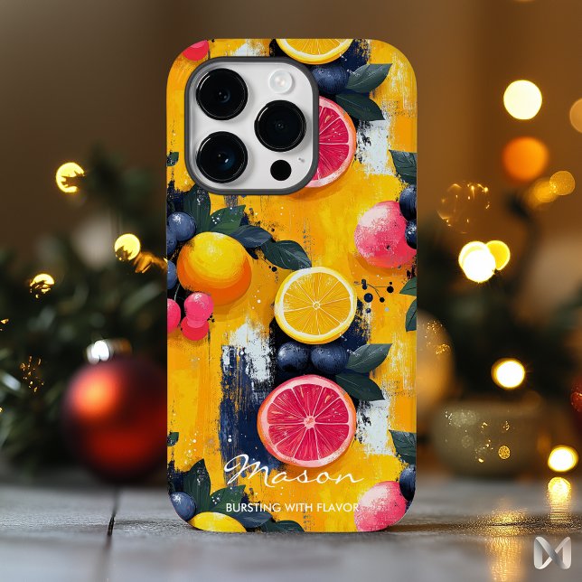 Vibrant Citrus Fruit with Bold Yellow and Orange  Case-Mate iPhone Case (Creator Uploaded)