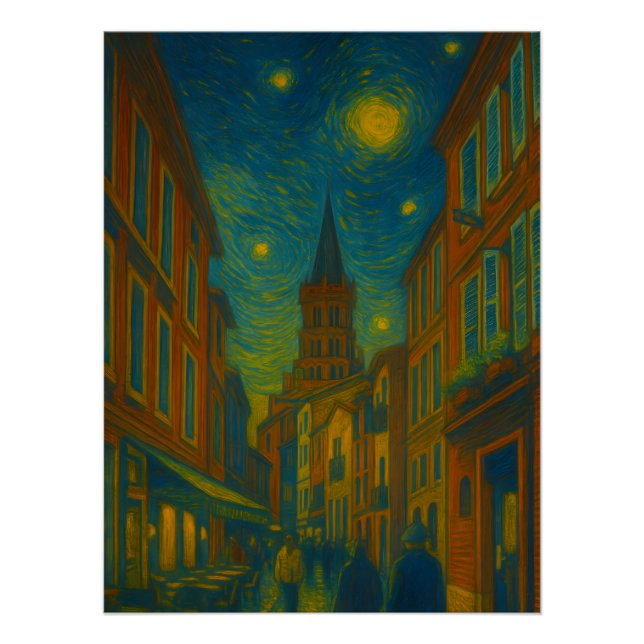 Vibrant City Views  Poster (Front)