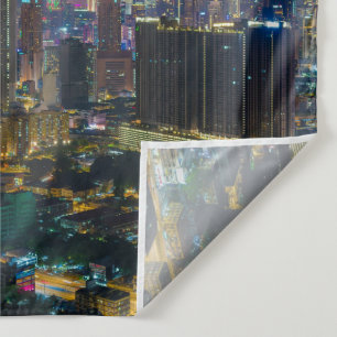 Vibrant Cityscape Photography Tapestry