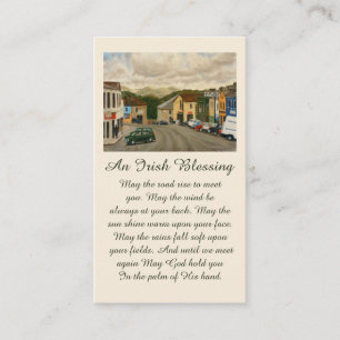 Vibrant Clifden Ireland Coastal Sympathy Card