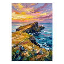 Vibrant Coastal Sunset