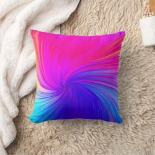 Vibrant Color Aesthetic Pattern Decorative Cushion