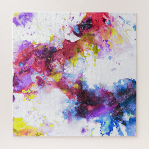 Vibrant Colorful Abstract Painting Jigsaw Puzzle