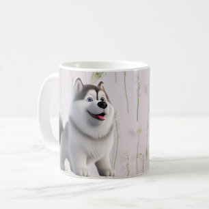 Vibrant Colorful Dog Art, For Dog Lovers Featuring Coffee Mug