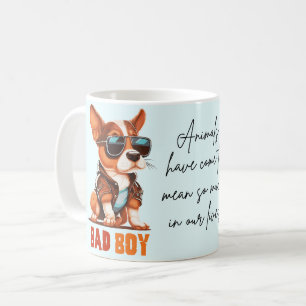 Vibrant Colorful Dog Art, For Dog Lovers Featuring Coffee Mug