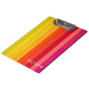 Vibrant Colour Aesthetic Pattern Clipboard