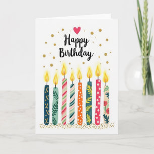 Vibrant Colour Birthday Card