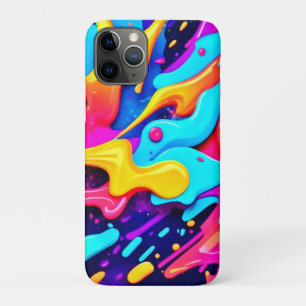 Vibrant Colour Chaos Art iPhone 11 Pro Case