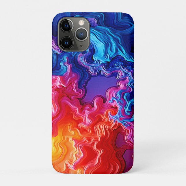 Vibrant Colour Fusion Art Case-Mate iPhone Case (Back)