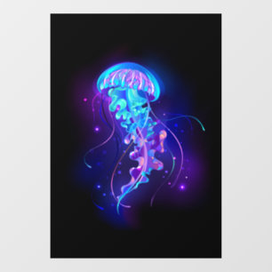 Vibrant Colour Glowing Jellyfish