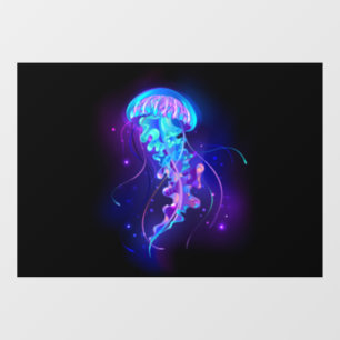 Vibrant Colour Glowing Jellyfish