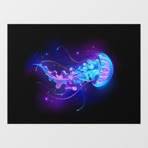 Vibrant Colour Glowing Jellyfish