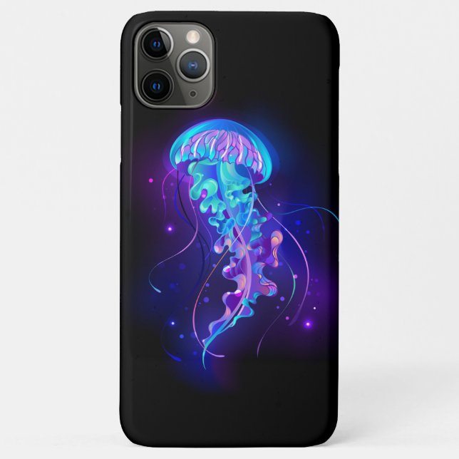 Vibrant Colour Glowing Jellyfish Case-Mate iPhone Case (Back)