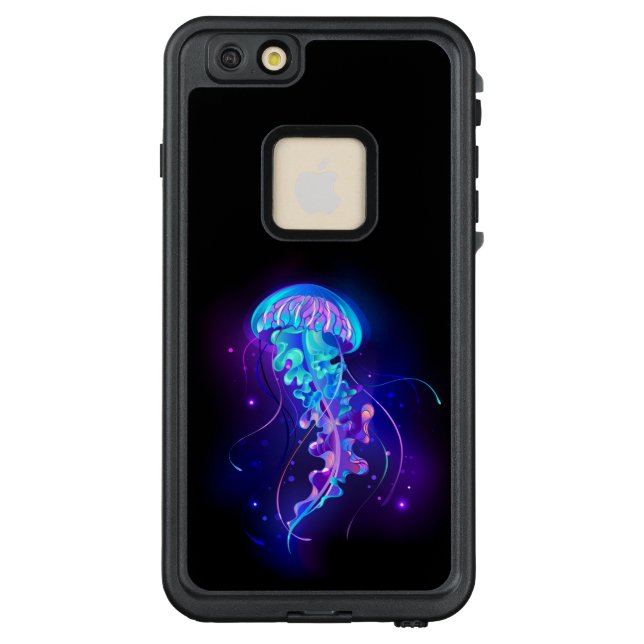 Vibrant Colour Glowing Jellyfish LifeProof iPhone Case (Back)