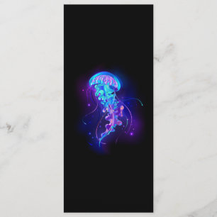 Vibrant Colour Glowing Jellyfish Menu